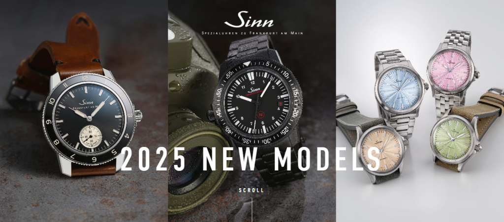 2025年 Sinn 秋の新モデル 2025年 Sinn 秋の新モデル