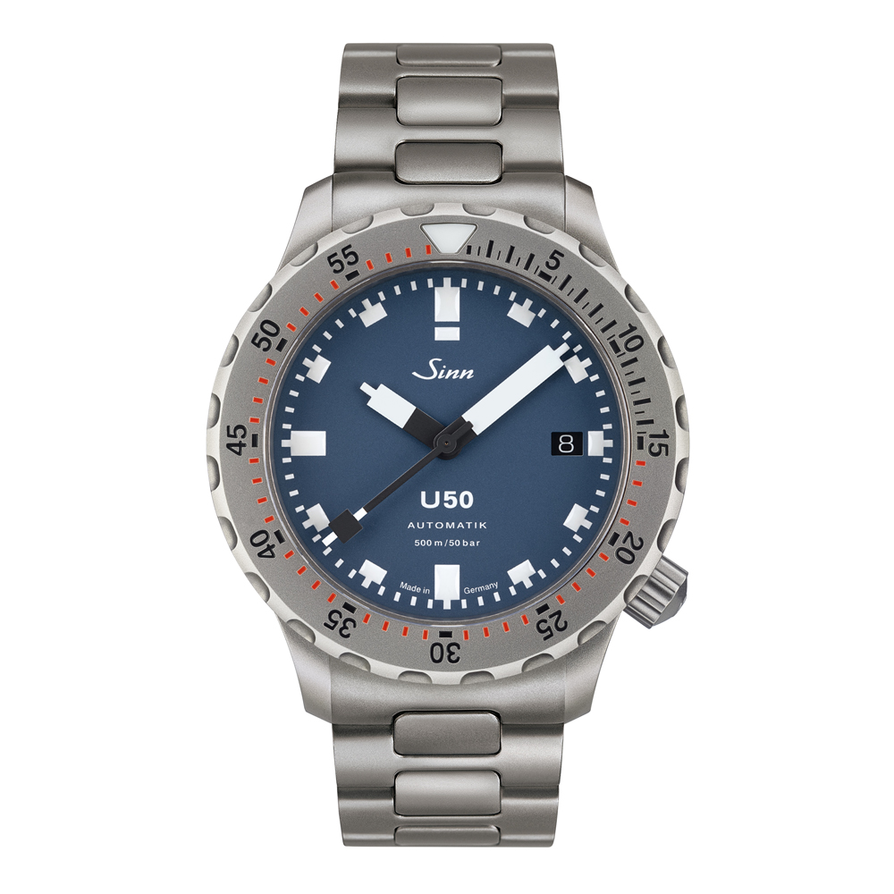 U50 B ダイバー マットブルー文字盤