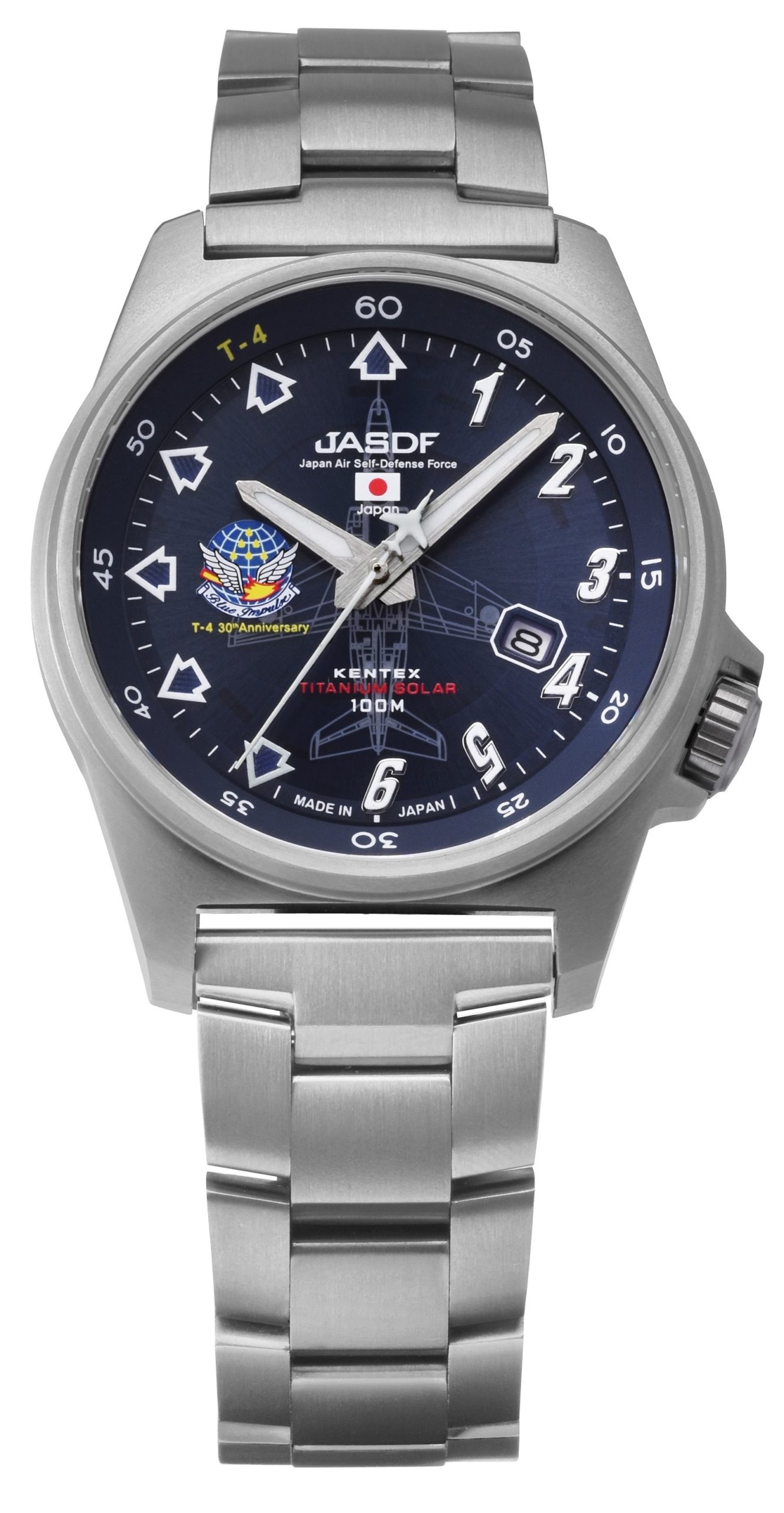 ブルーインパルス チタンソーラー T-4 Blue Impulse Titanium Solar 30周年記念モデル S815M-07 ​限定300本​