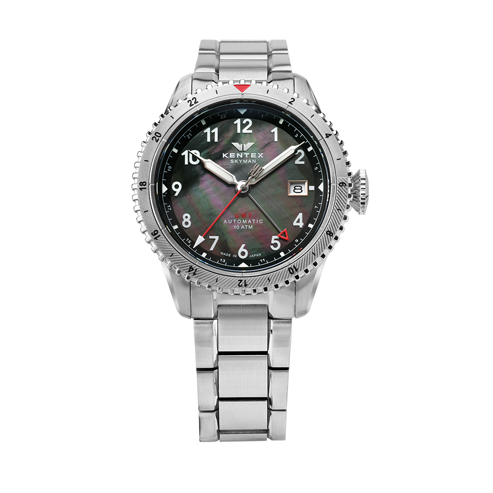 スカイマンGMT ブラックMOP／SKYMAN GMT Black MOP [S809M-05]