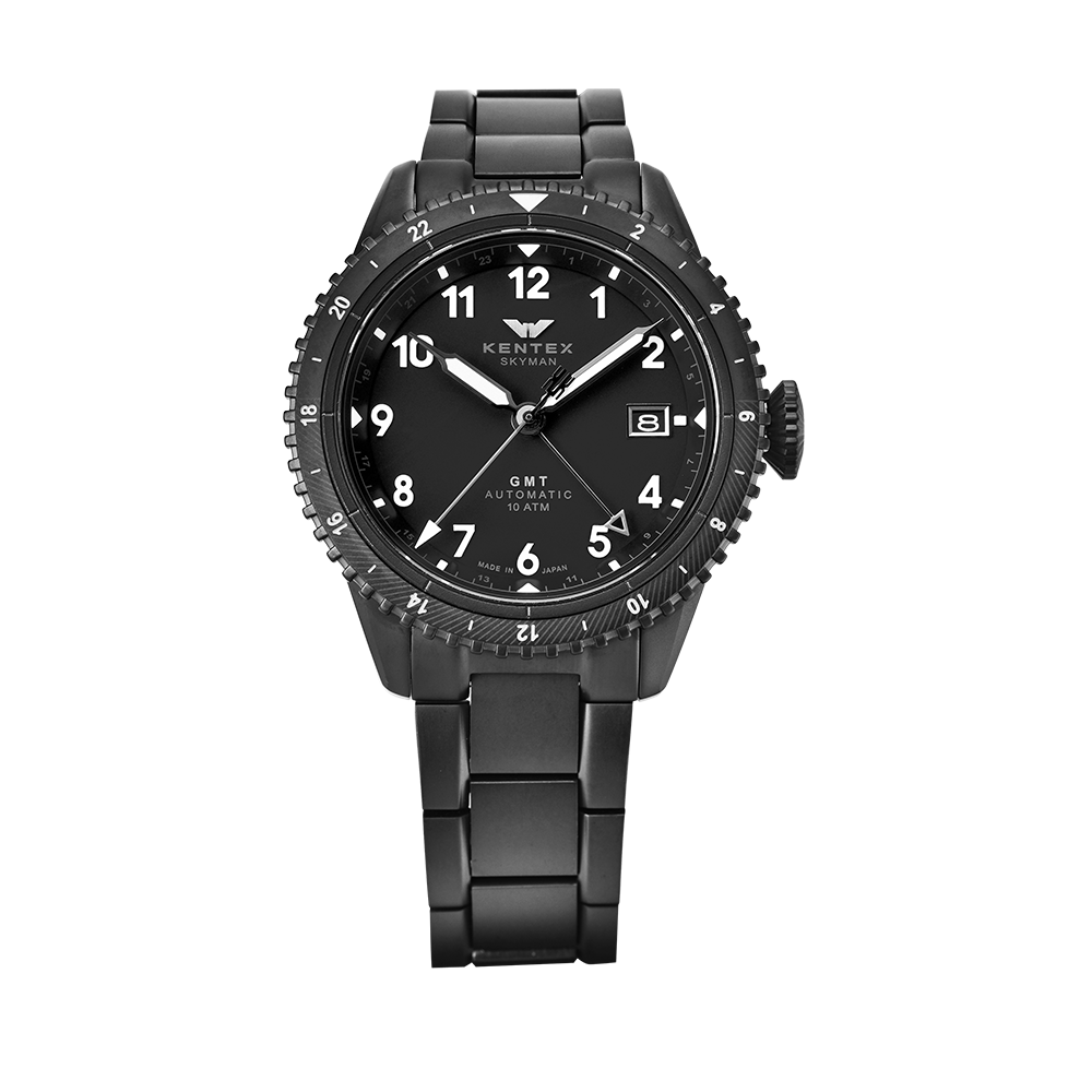 スカイマンGMT オールブラック／SKYMAN GMT All Black [S809M-06]