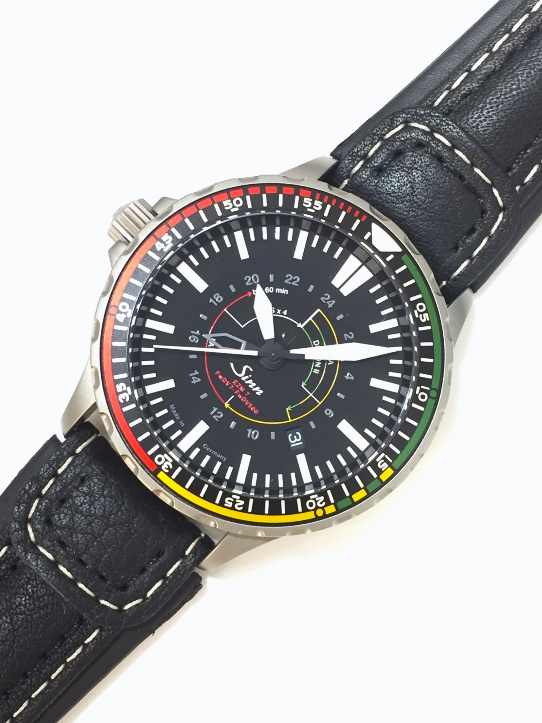 EZM7 ミッションタイマー /レザーストラップ ※デットストックモデル