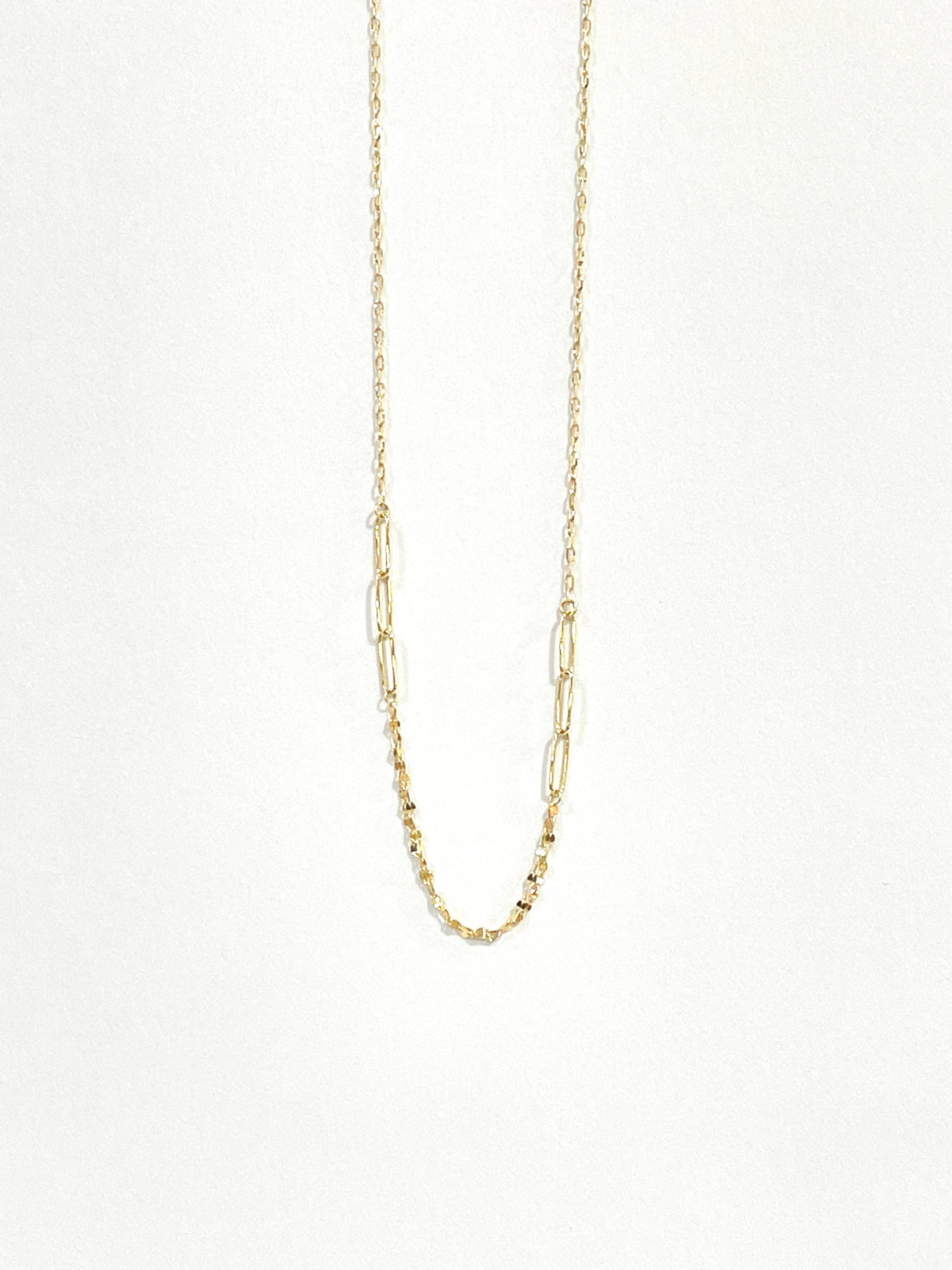 K18地金ネックレス