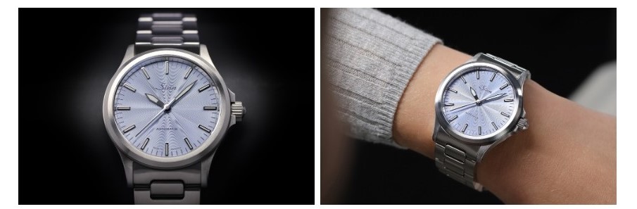 【SINN】556 Ice Blue アイスブルー 端正なフォルムの中で完成するギョーシェの輝き 【SINN】556 Ice Blue アイスブルー 端正なフォルムの中で完成するギョーシェの輝き